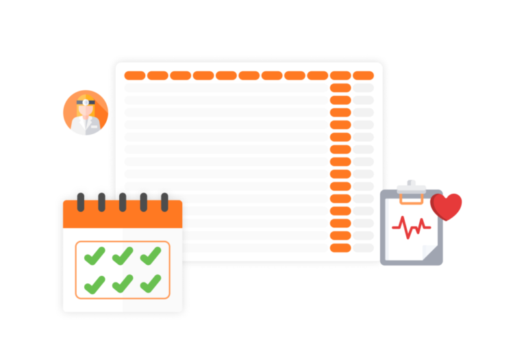 Template di timesheet gratuiti per il settore sanitario.
