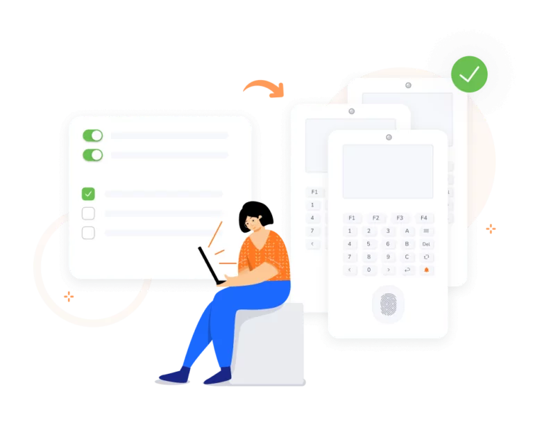 Controllo sui processi di gestione in ufficio o in viaggio.
