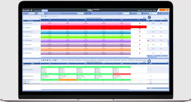 planification des horaires