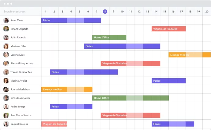 Controle férias e ausências na Factorial