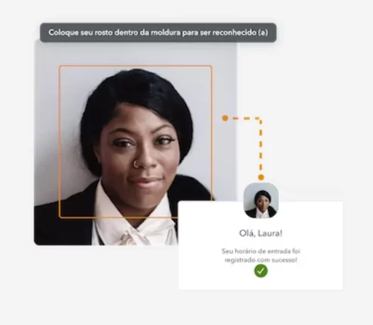 Controle de ponto por reconhecimento facial do Factorial