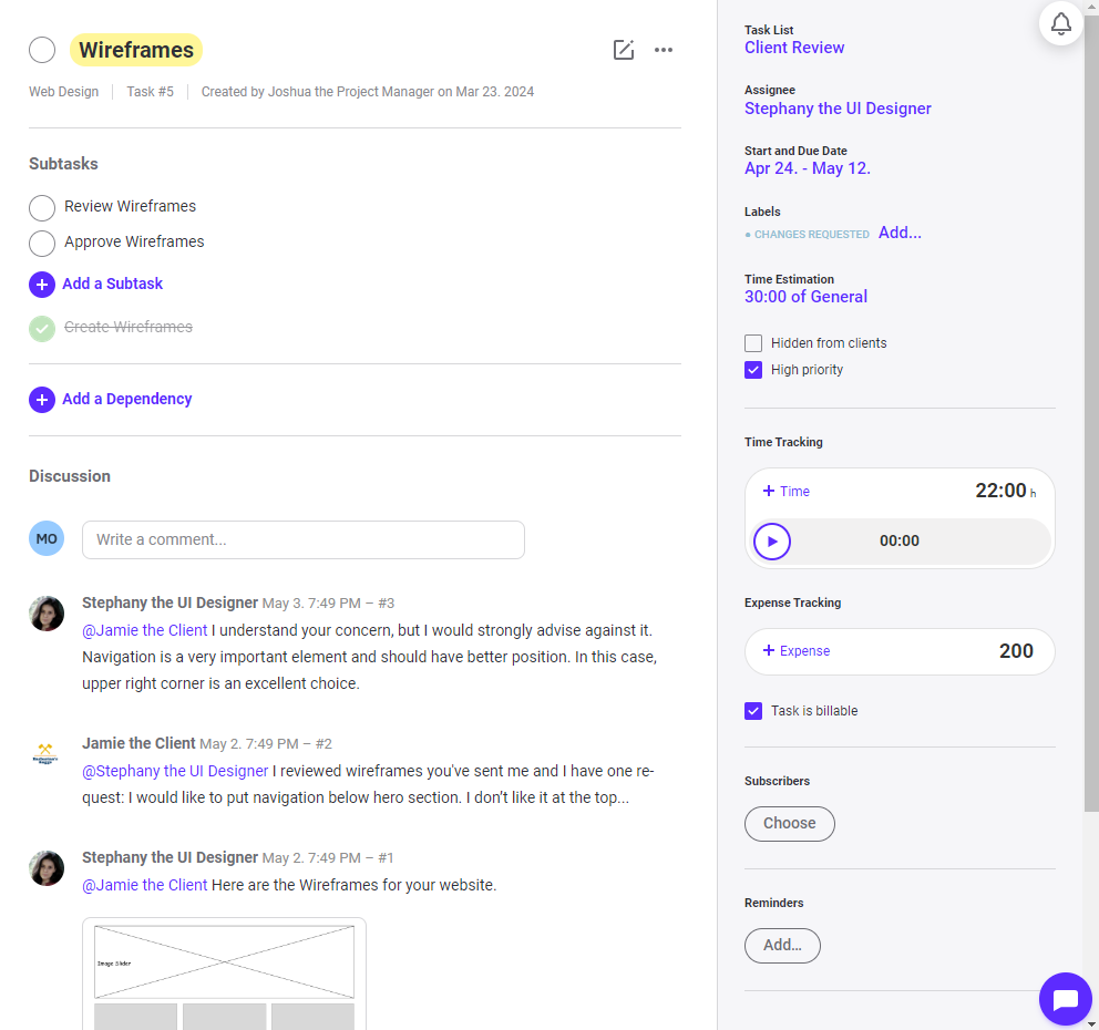 Gerenciamento de Clientes no ActiveCollab