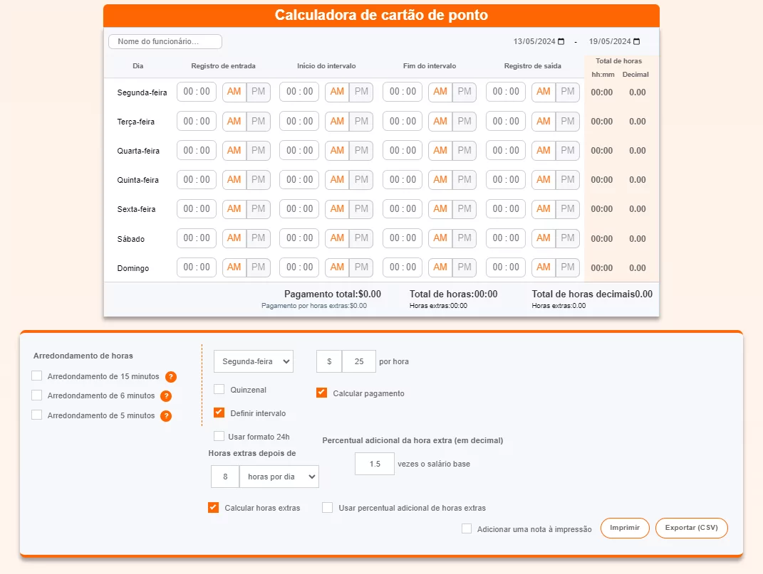 Jibble free timesheet calculator app