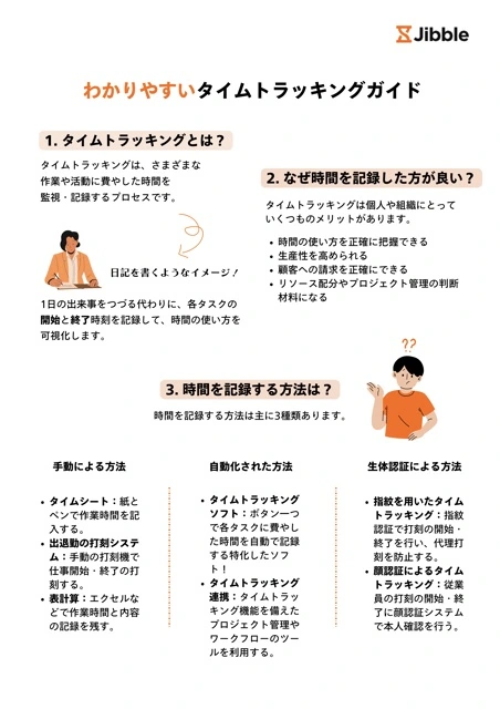 Jibbleのわかりやすいタイムトラッキングガイド