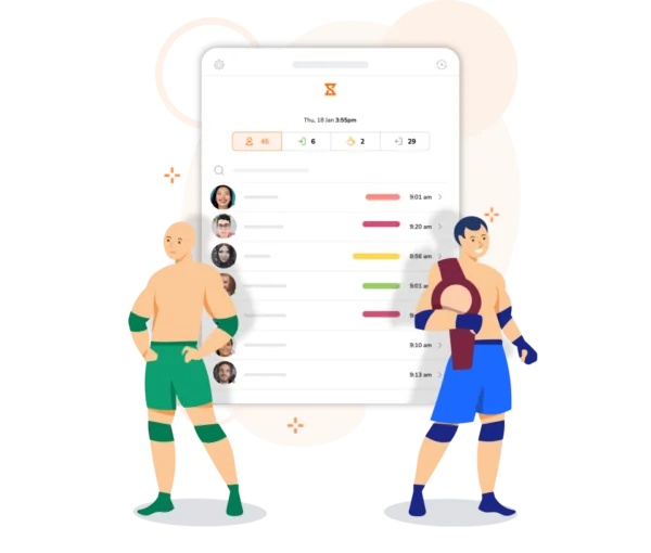 Asistencia fácil para luchadores