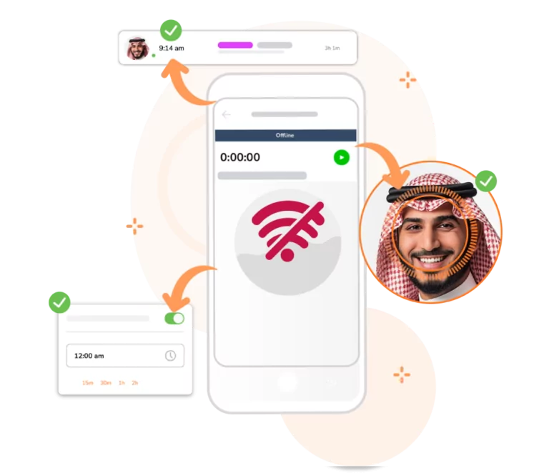برنامج مندوب مبيعات مجاني 100% لتتبع الوقت
