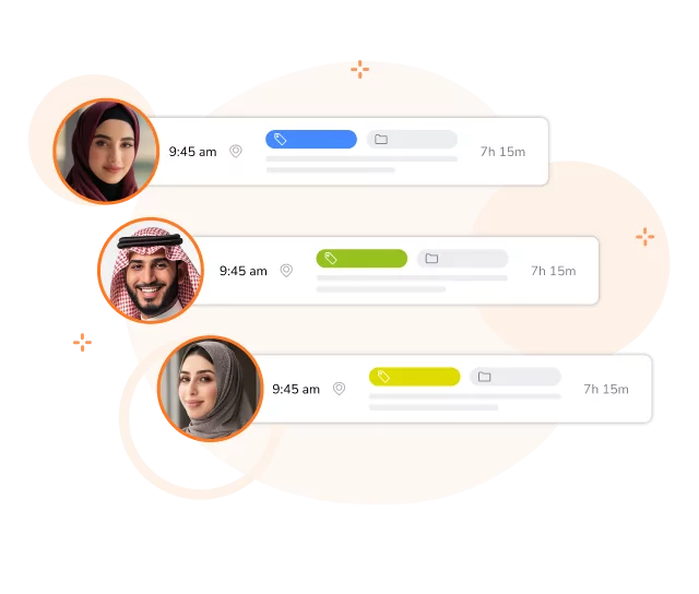 برنامج مندوب مبيعات مجاني 100% لتتبع الوقت