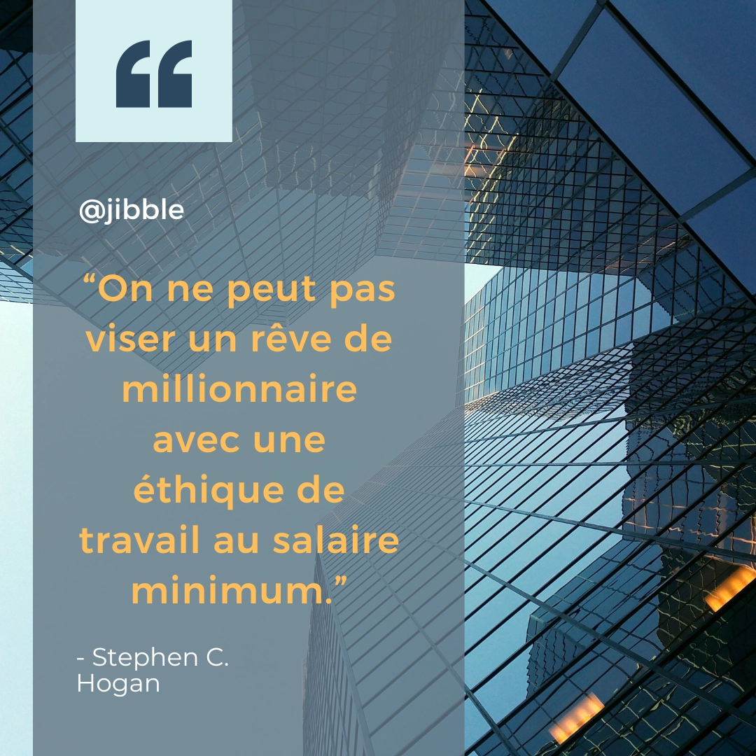 Citation de Stephan C Hogan.