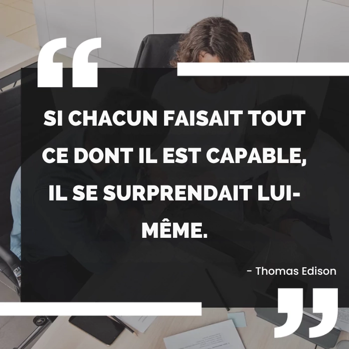 Citation de Thomas Edison