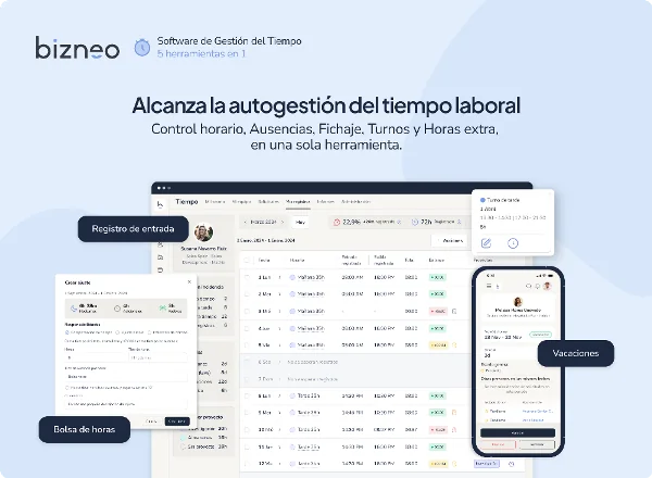 bizneo control horario mejor app para freelance autonomo