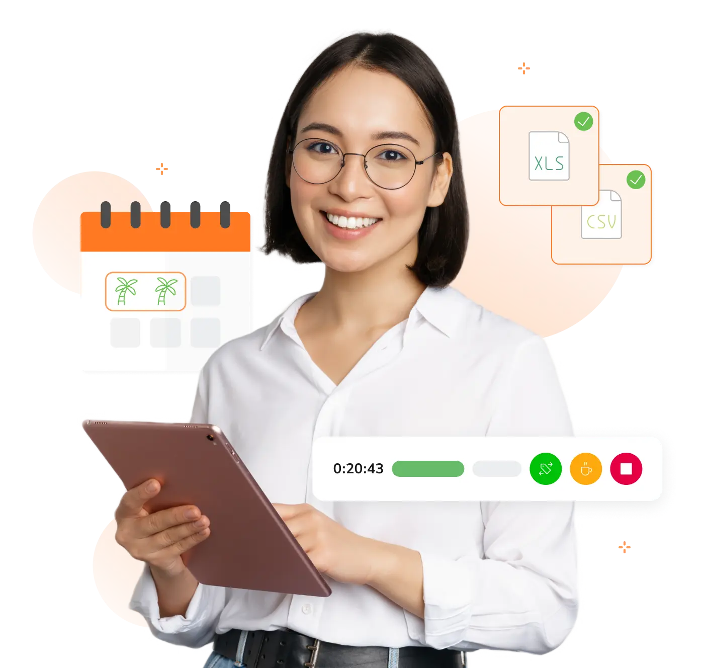 Enseignante faisant l'appel des élèves