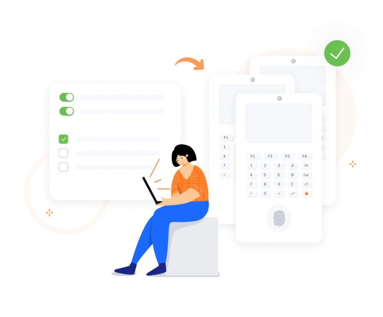 Controllo sui processi di gestione in ufficio o in viaggio.