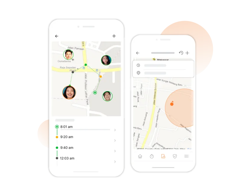 Pelacakan GPS karyawan - absensi berbasis gps