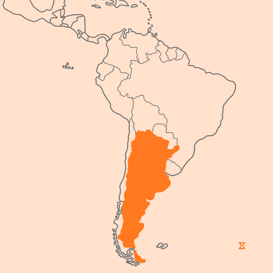 Mapa que acompaña al artículo sobre la legislación laboral en Argentina