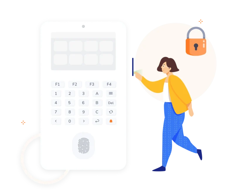 Using fingerprints to track attendance