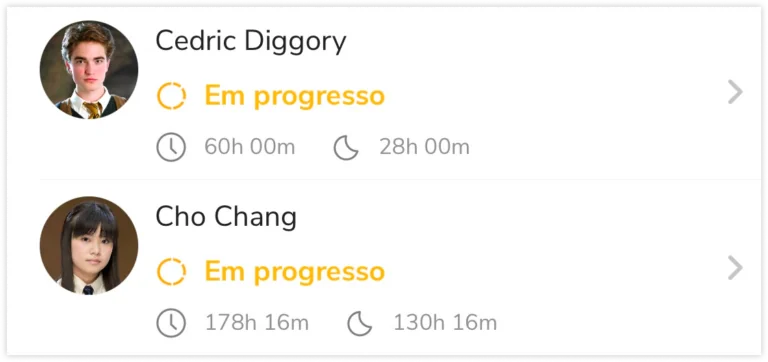 Período de pagamento com status em andamento