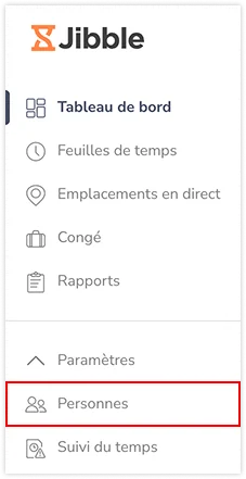Page Personnes