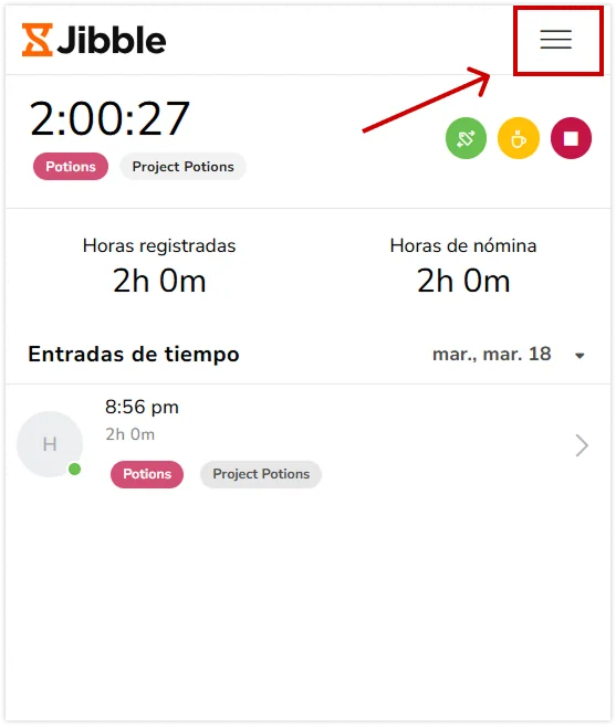 Triple-dot menu button on chrome extension