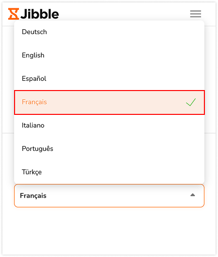 Sélecteur de langue pour l'extension Chrome