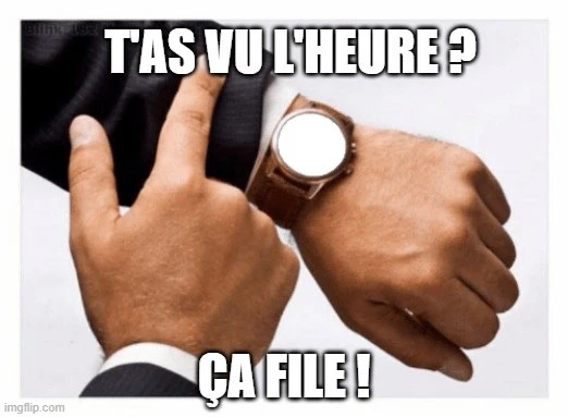 Montre sans aiguille