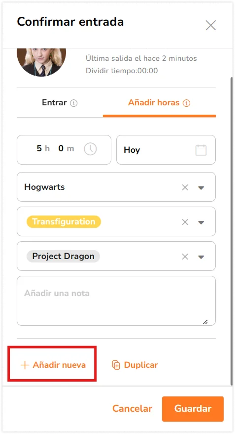 Save button in the sidebar