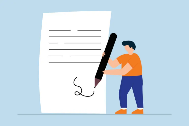 man signs resignation letter - resignation letter template