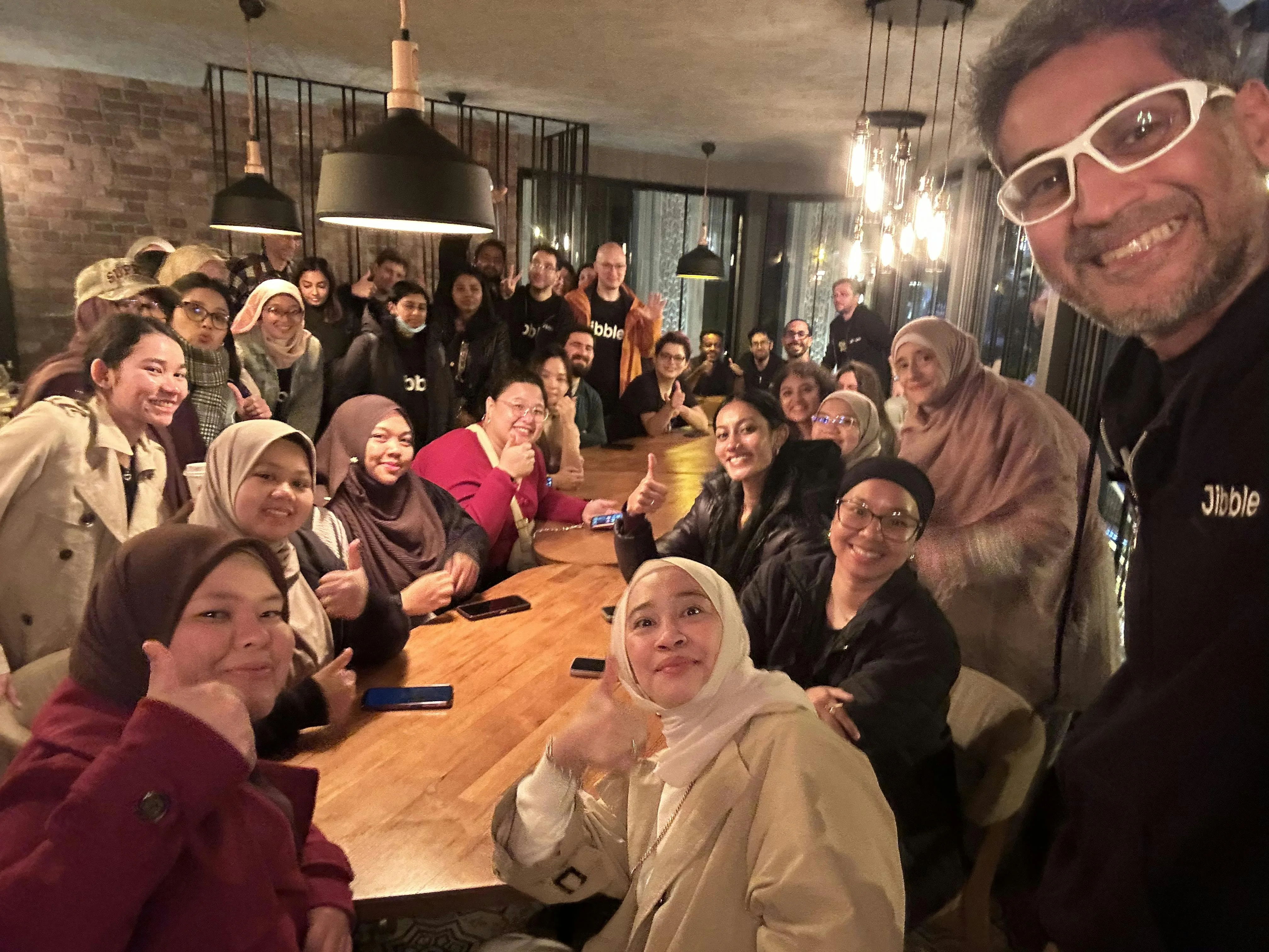Encontro da equipe do Jibble na Turquia