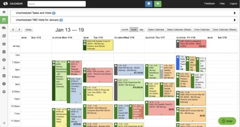 Dashboard view of Single Ops