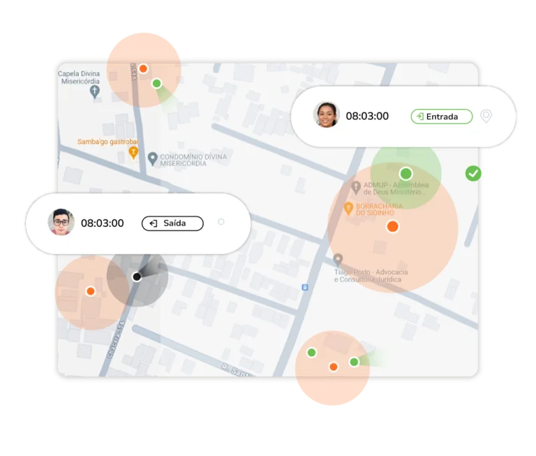 Com o software de controle de presença em escritórios do Jibble, consiga a automatizar a presença de seus funcionários com base em cercas virtuais.