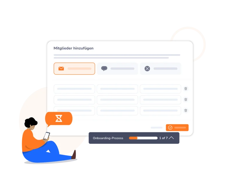 Unkomplizierter Onboarding-Prozess.