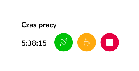 Time tracking widget