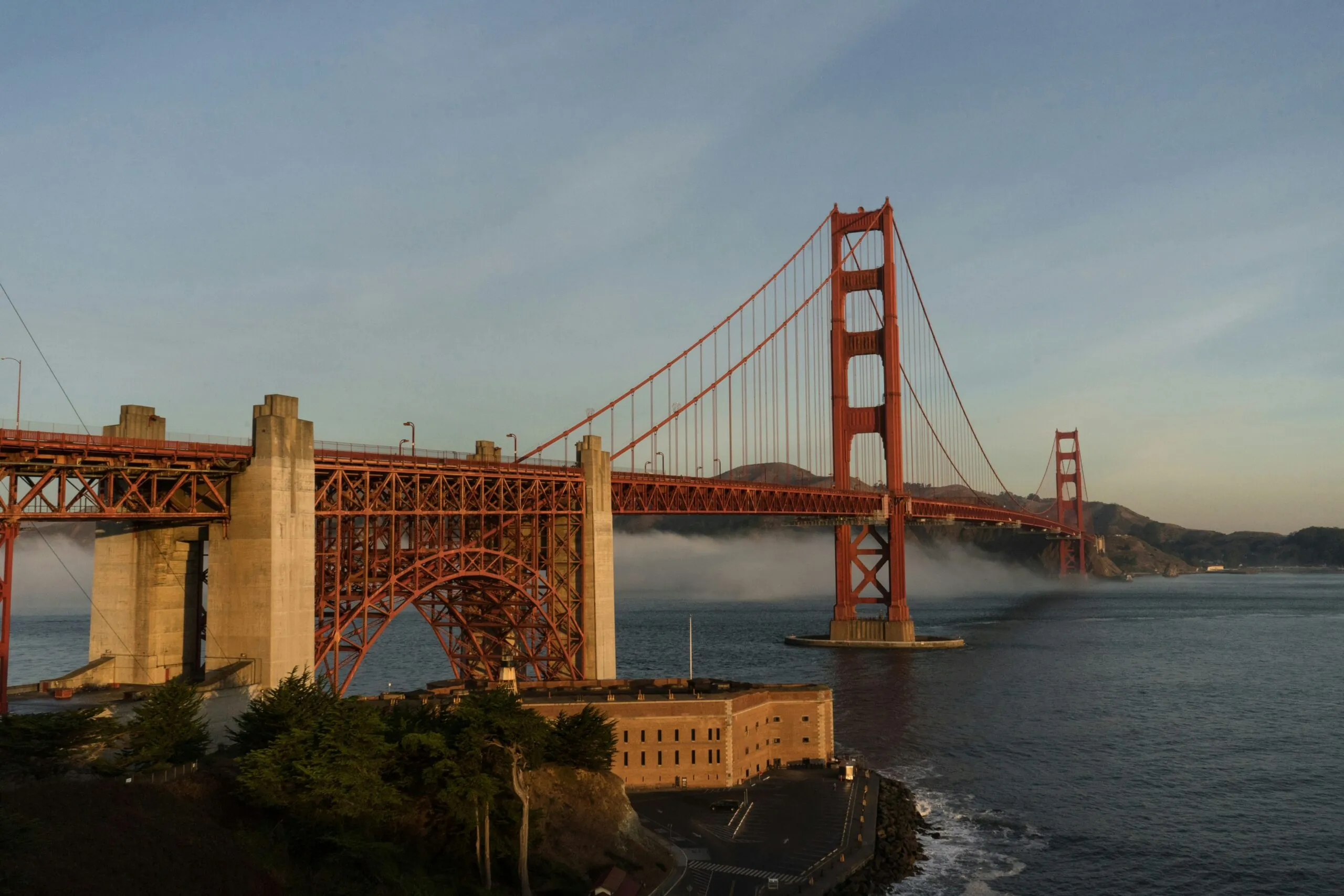 san francisco city bridge view