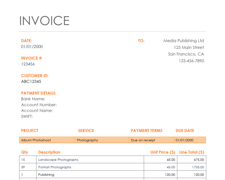 freelance invoice template header image