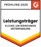 G2 - High Performer Small-Business Time Tracking - Spring 2025 G2 - High Performer Small-Business Time Tracking - Spring 2025