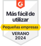 G2 - Easiest to Use Small Business - Summer 2024 G2 - Easiest to Use Small Business - Summer 2024