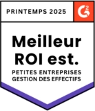 G2 - Best Estimated ROI Small-Business Workforce Management - Spring 2025 G2 - Best Estimated ROI Small-Business Workforce Management - Spring 2025