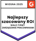 G2 - Best Estimated ROI Small-Business Workforce Management - Spring 2025 G2 - Best Estimated ROI Small-Business Workforce Management - Spring 2025