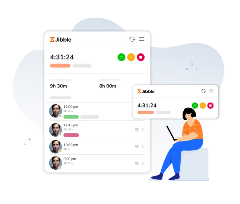 Time tracking automatizzato con dati sempre sincronizzati.