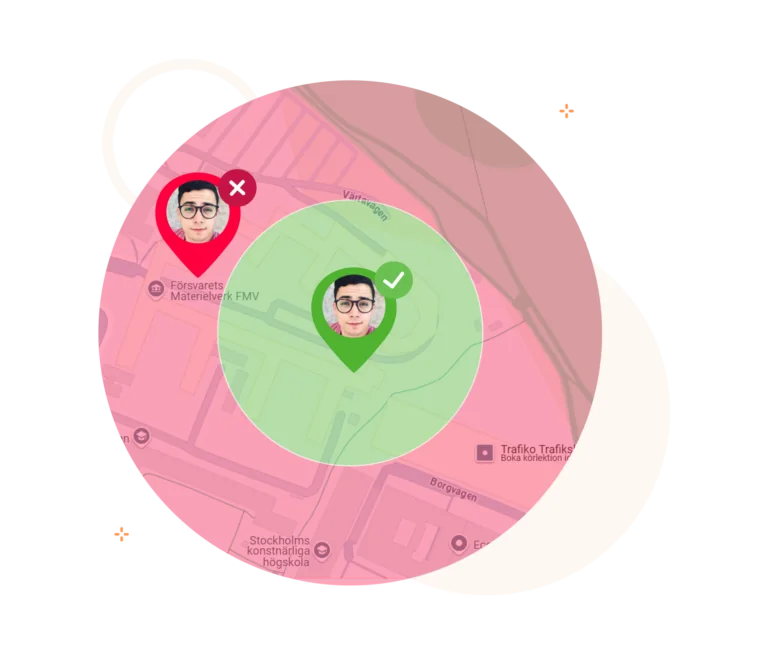 Sätt upp enkelt geostaket runt arbetsplatser.