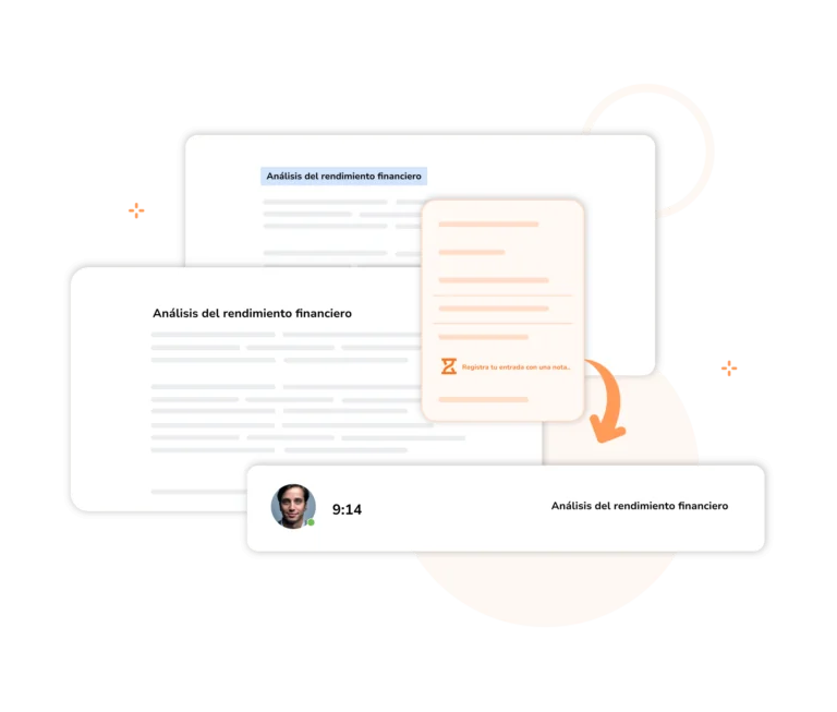 Resaltar texto para incluirlo como notas en español