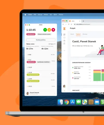 Time and attendance desktop and web app in Polish