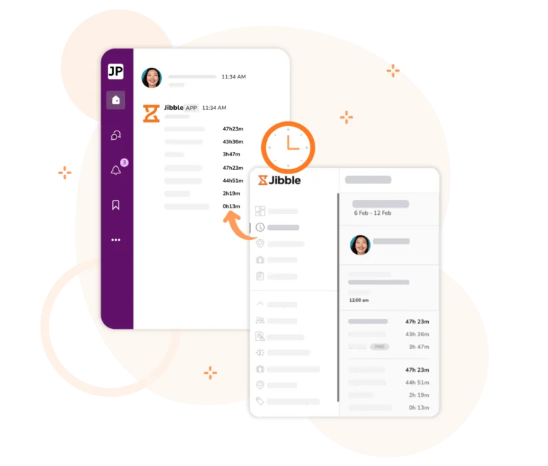 Förenklad data gällande tidrapporter direkt i Slack.