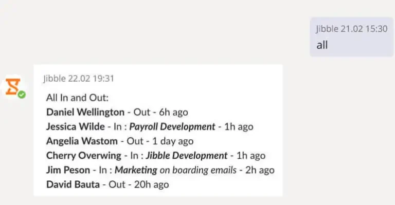 Viewing timesheets in MS Teams