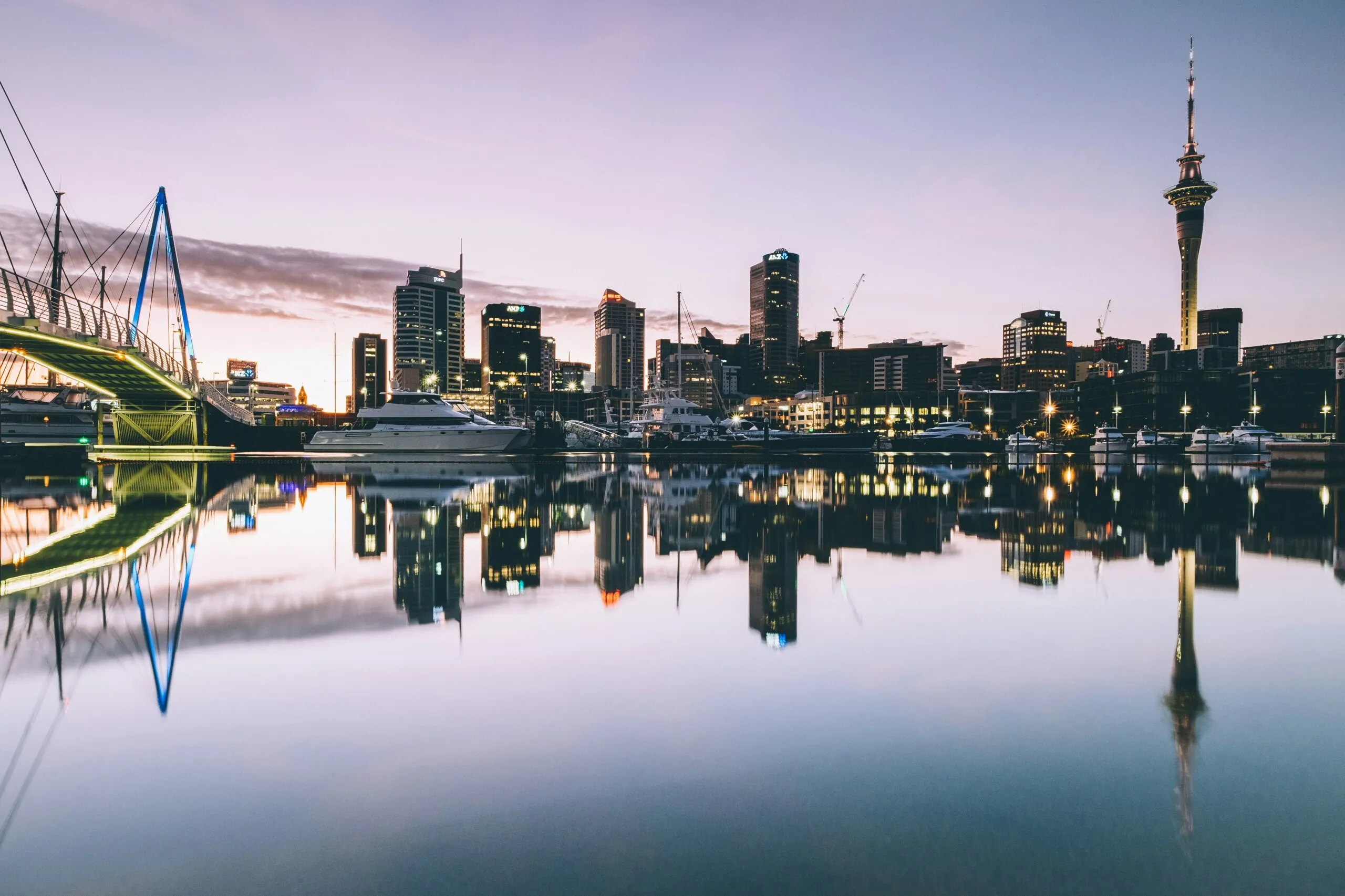 View of Auckland's skyline.
