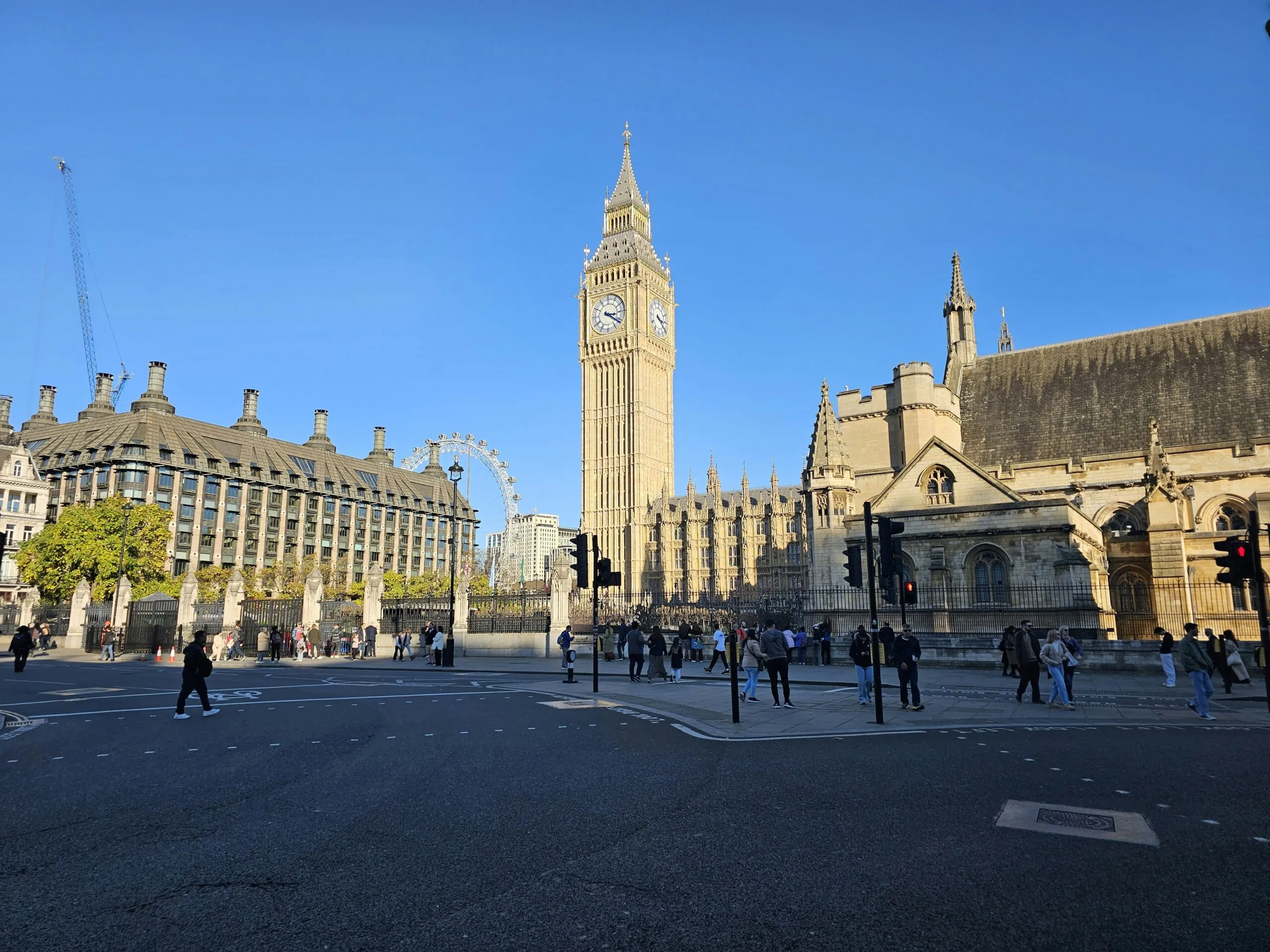 View of the UK Parliment and Westminster Abby