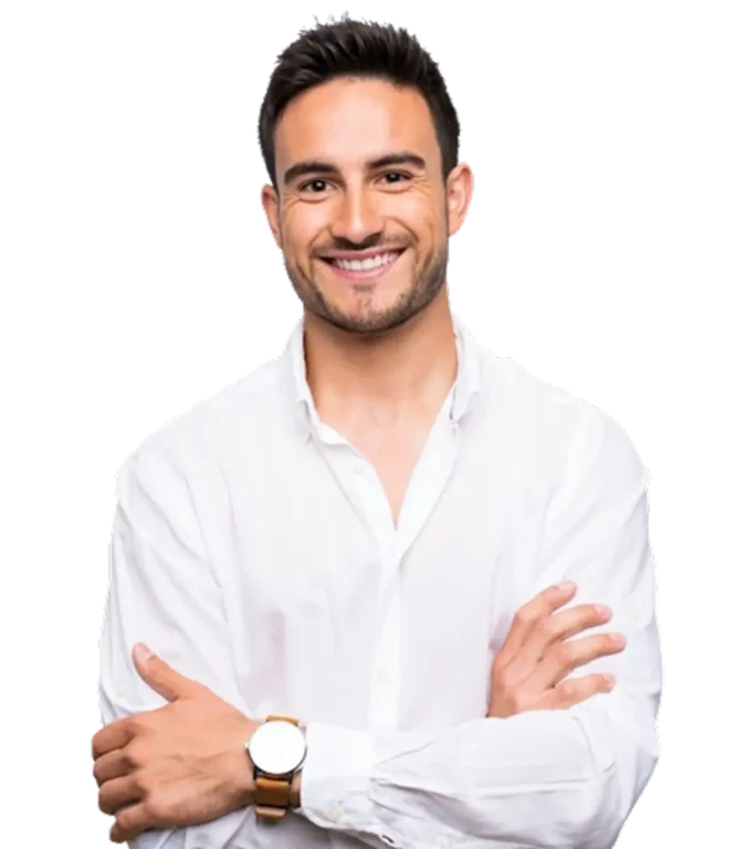Businessman with folded arms