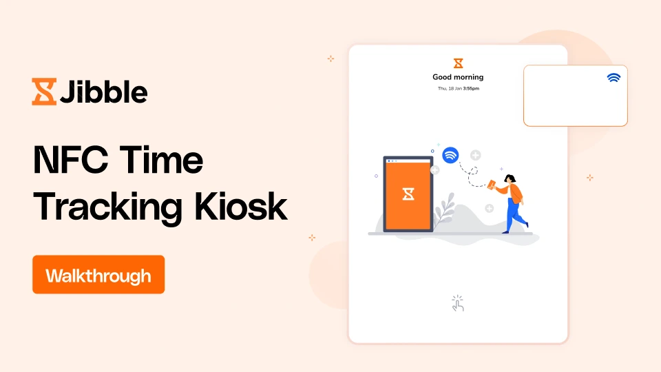 NFC time tracking kiosk video thumbnail