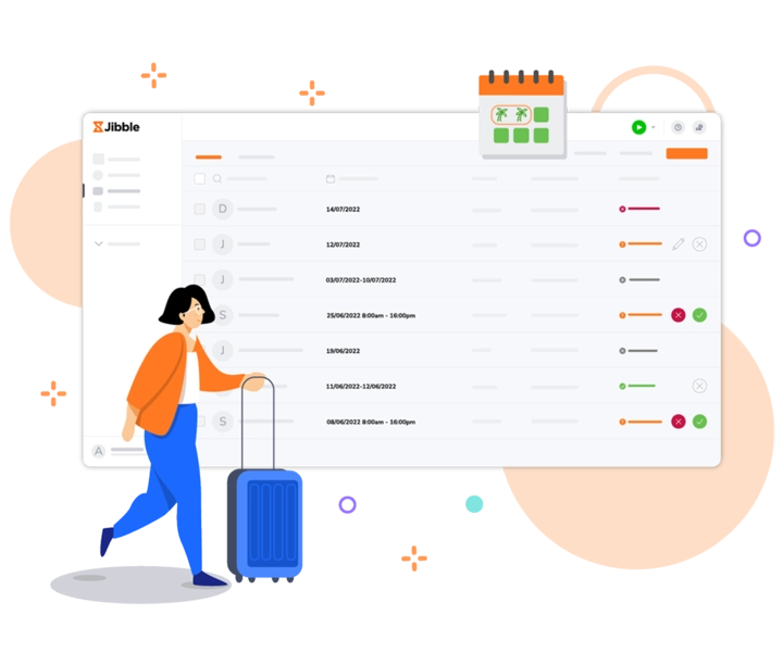 Gestion des congés sur Jibble
