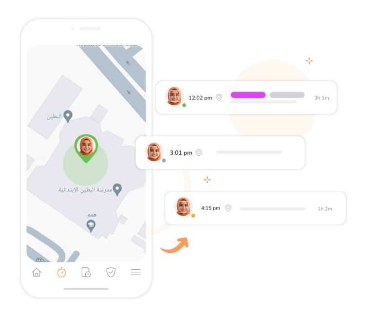 واجهة أفضل برنامج لـ تحديد المواقع بدقة.