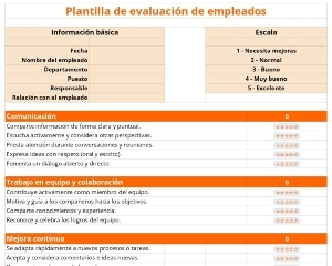 Portada Plantilla gratuita de evaluación de empleados de Jibble